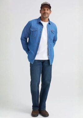 Wrangler® Men's Five Star Premium Flex Relaxed Fit Bootcut Jean