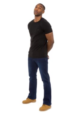 Hugh Bootcut Denim Jeans - Dark Blue (ENZO)